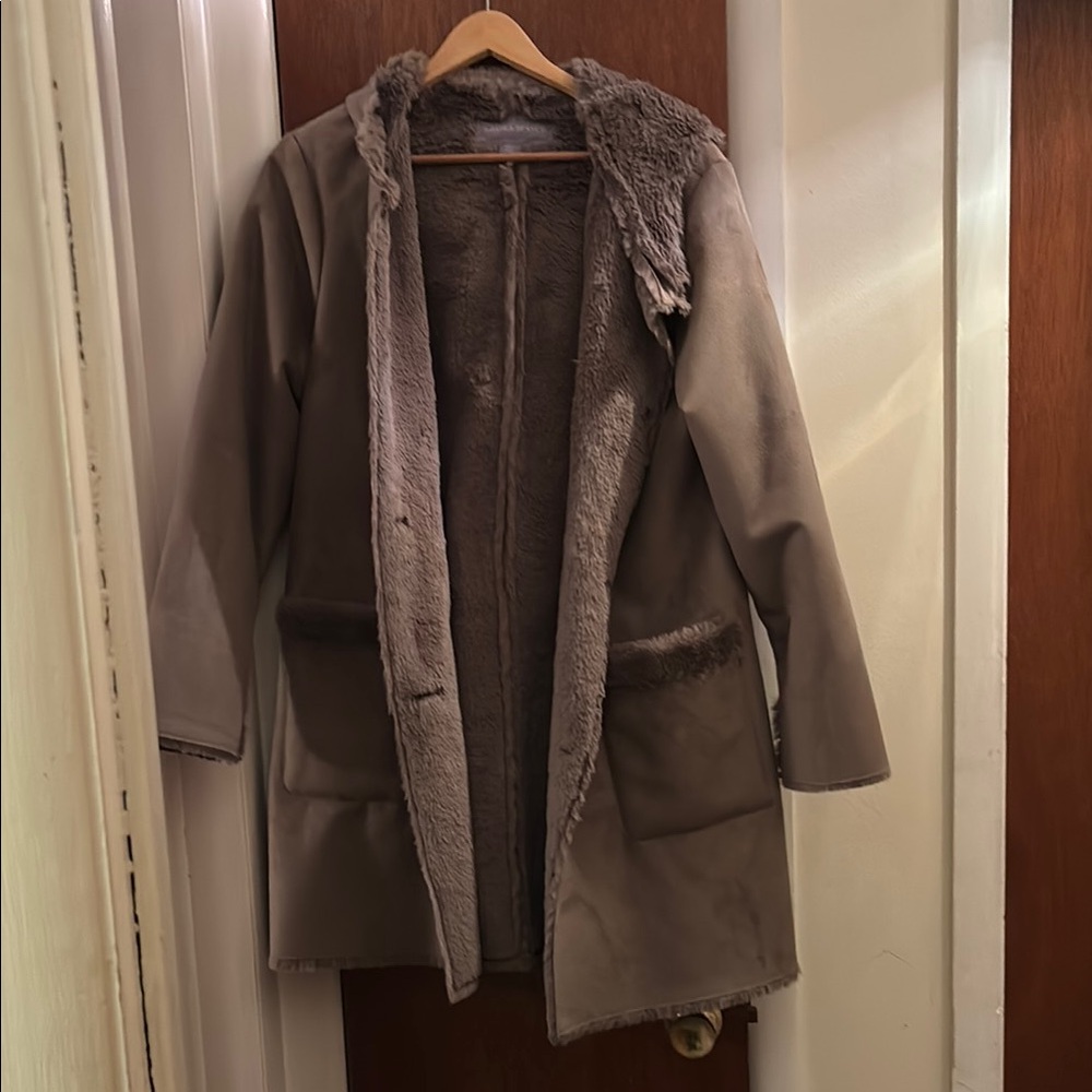 Laura Scott Tan Trench Coat